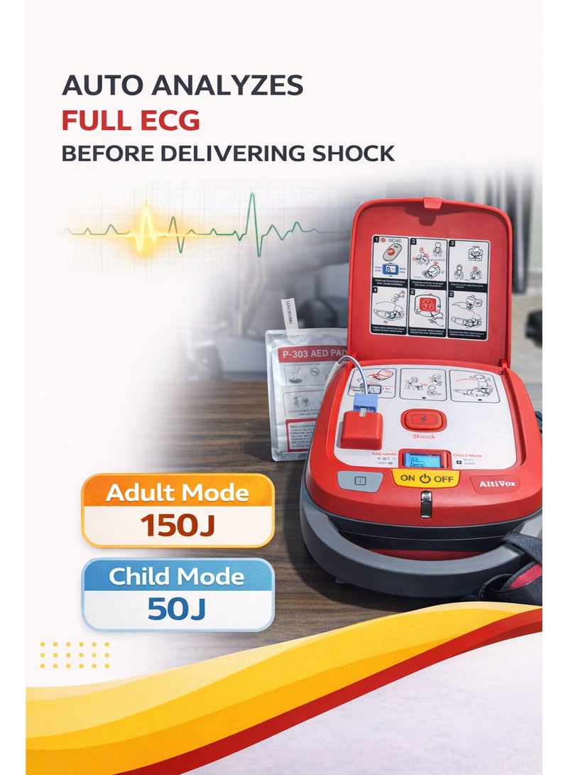 Altivox Altai DP1 Automatic External Defibrillator (AED) – Life Saving Device - Image 4
